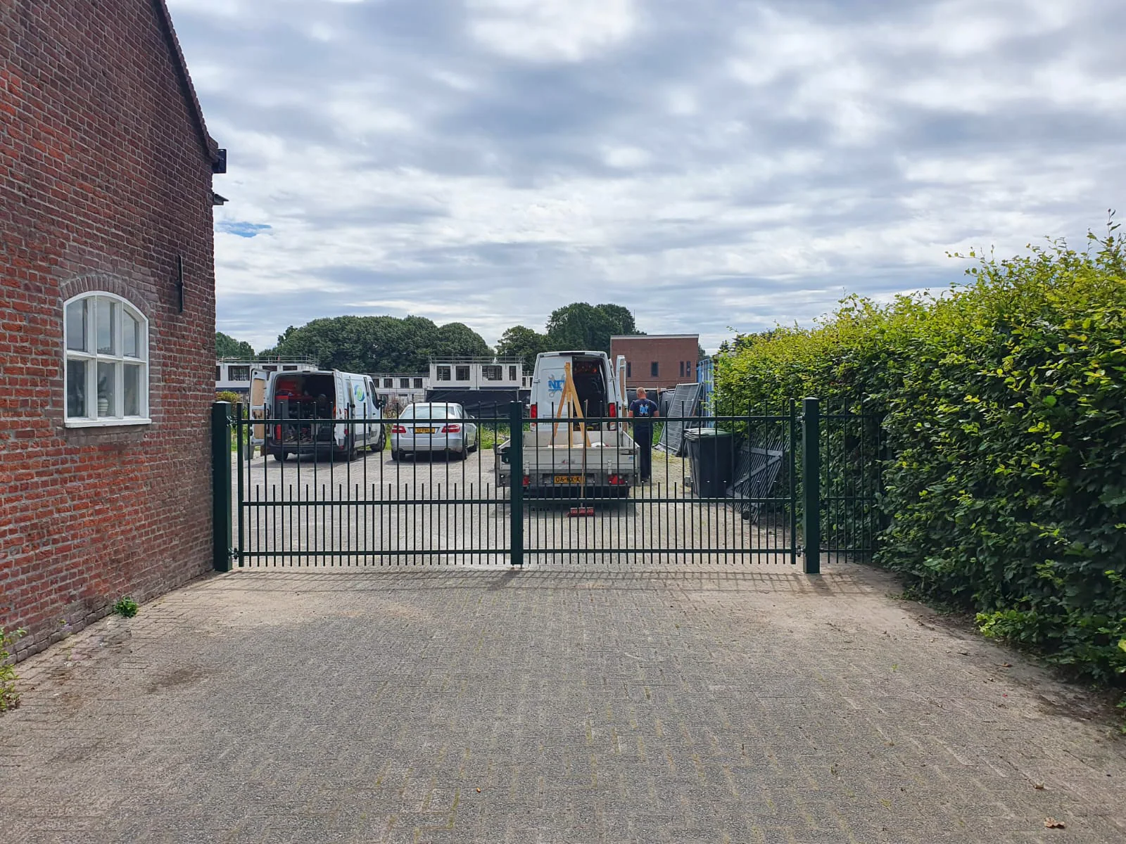 Amethyst Dubbele poort in Hoenderloo · gerealiseerd project in Hoenderloo